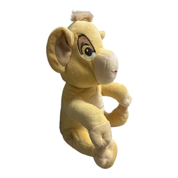 Disney The Lion King Simba Plush Stuffed Animal – Yellow Tan – Disney Store 12" - Picture 3 of 6